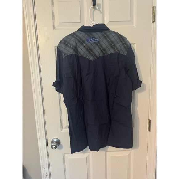 Bud Light Casual Embroidered Short Sleeve Button Down Shirt Sz: XL - Picture 3 of 4